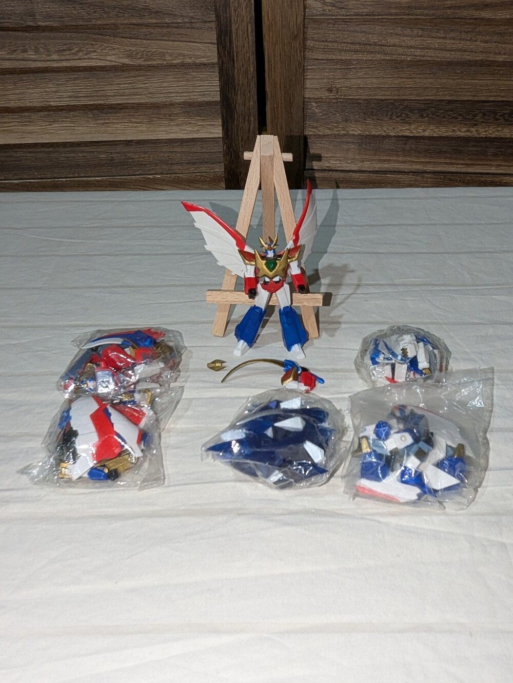 VTG 1999 Yujin SR Series Eldran Raijin-Oh Gashapon Anime Figure Lot - 6pc